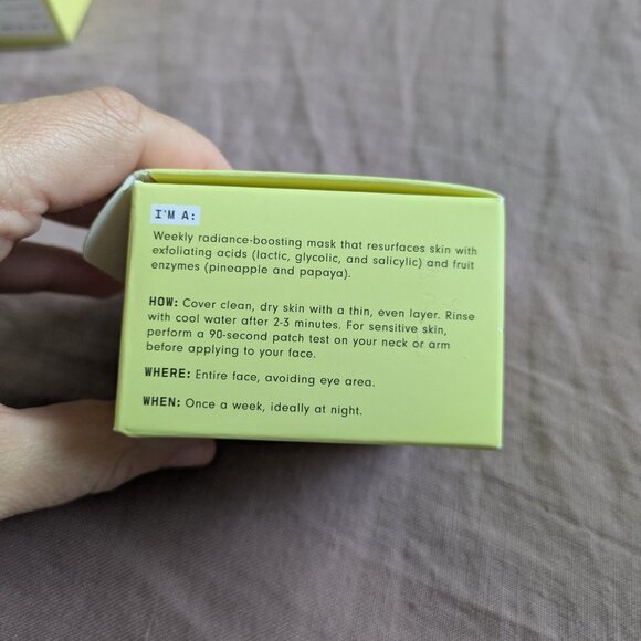 🌸 NIB Versed Doctor's Visit Instant Resurfacing Mask + Peel AHA BHA - Picture 3 of 9